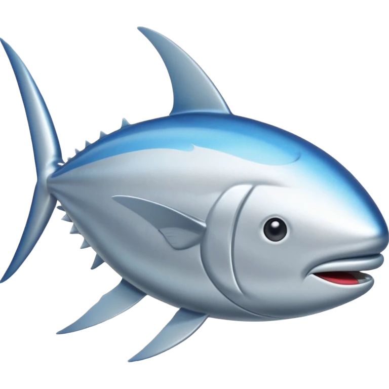 a tuna emoji