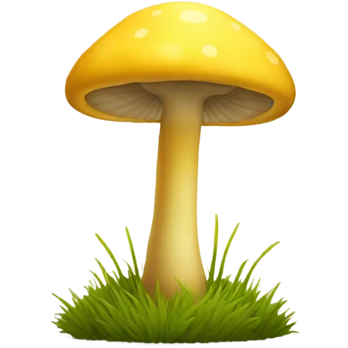 yellow mushroom emoji