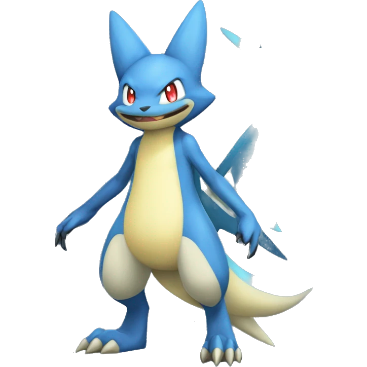Sharpedo-Gabite-Lucario-Salamence full body emoji