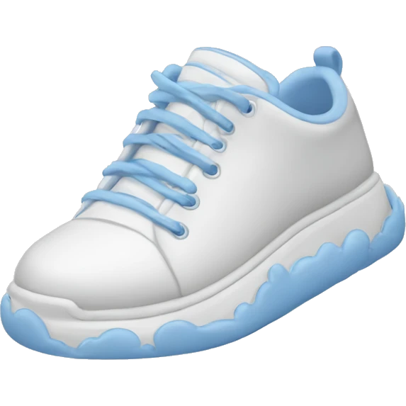 On cloud shoes emoji
