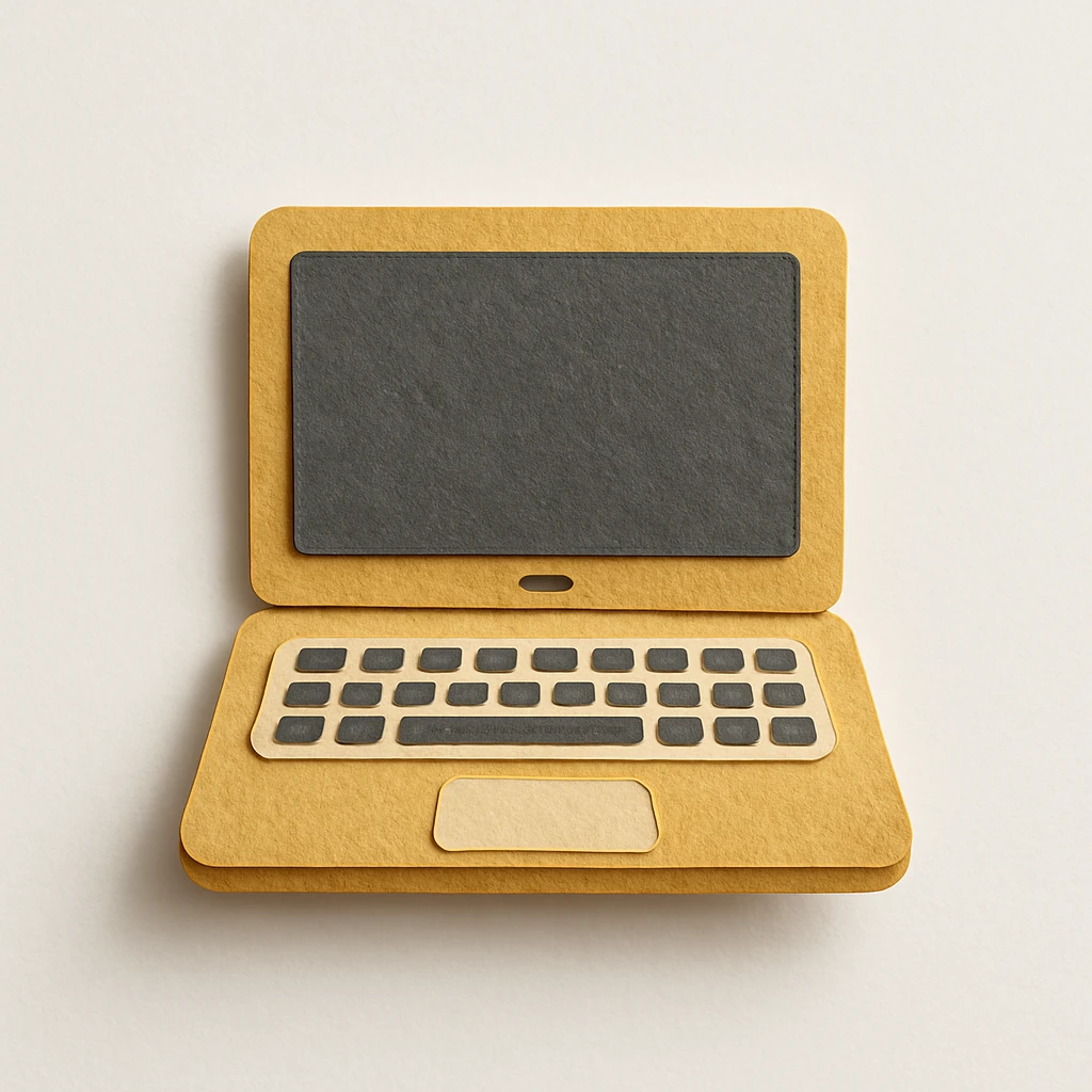 gold macbook laptop emoji