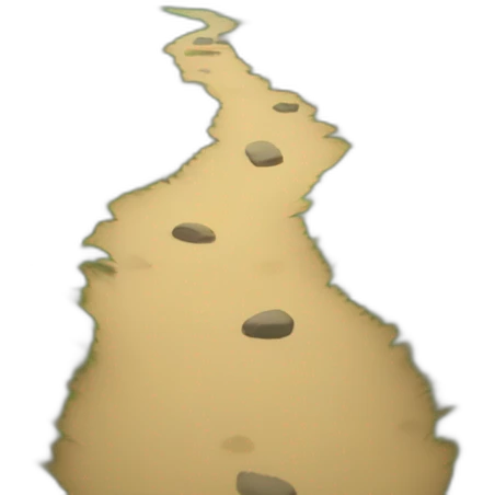 hiking path in a forest emoji