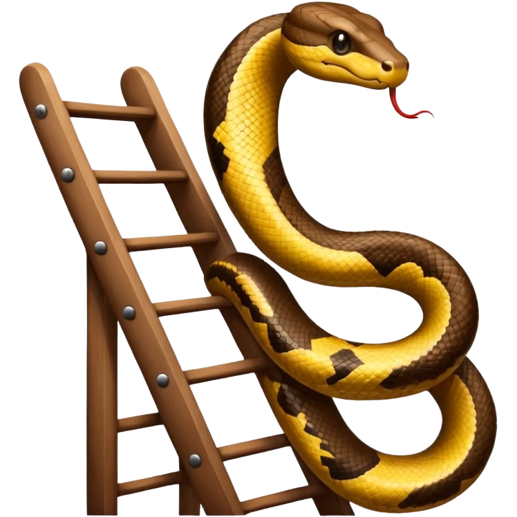 snake on a ladder emoji