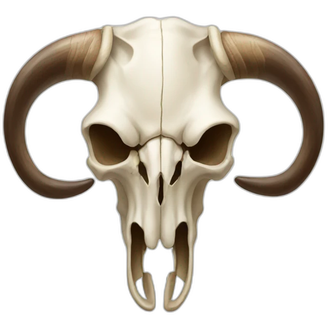 longhorn skull emoji