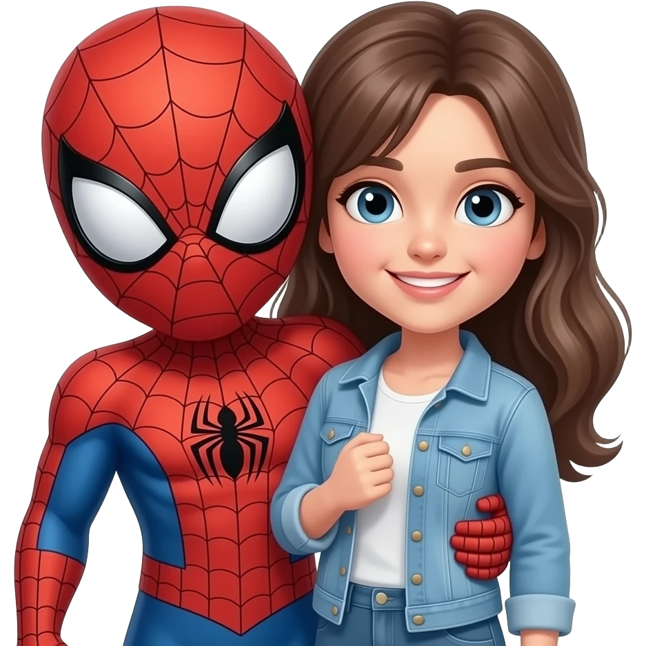 Spiderman save girlfriend emoji