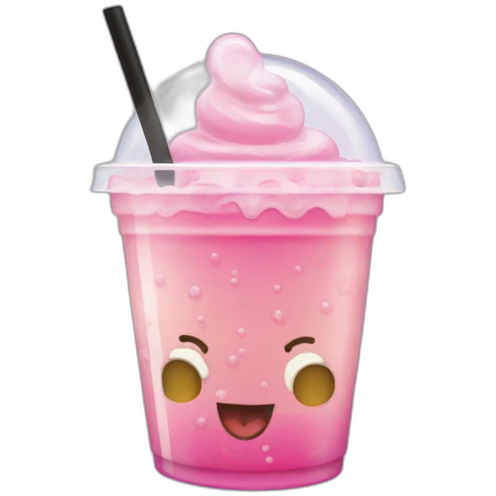 Un bubble tea Lisa Simpsons emoji