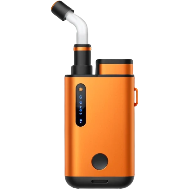 orange vaporizer emoji