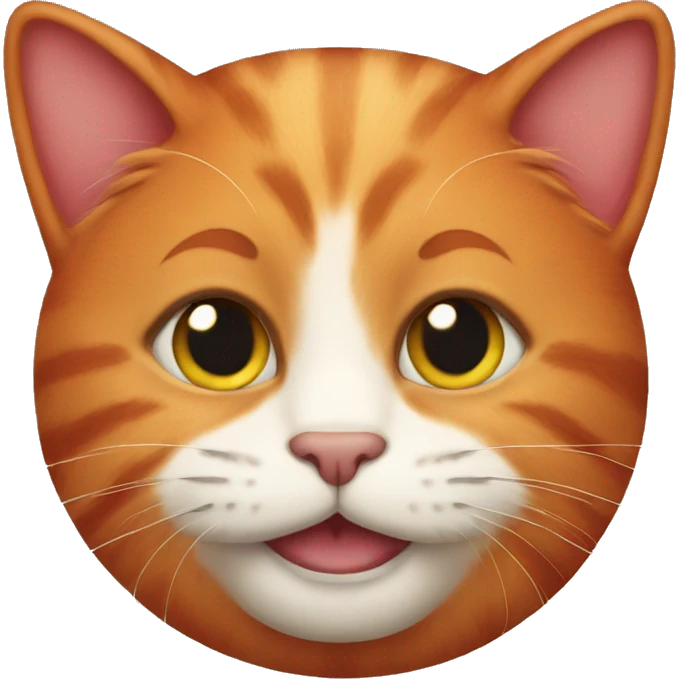 red cat emoji