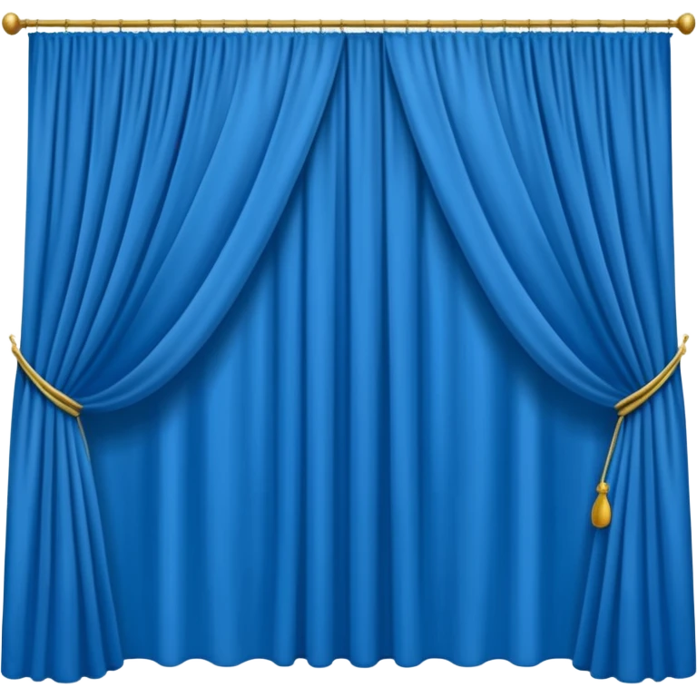 blue backdrop curtain emoji