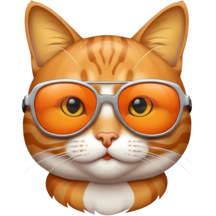 Cat wearing sunglasses emoji