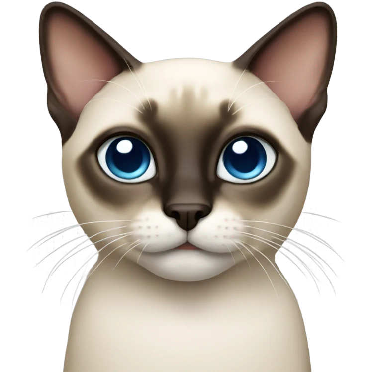 Siamese cat emoji