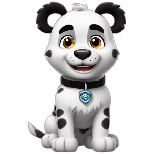 paw patrol panda emoji