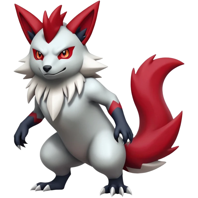 Zoroark-Zangoose-Fakémon-hybrid-creature (full body)  emoji