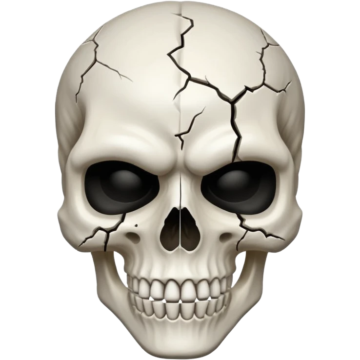 Scary bones Mask emoji