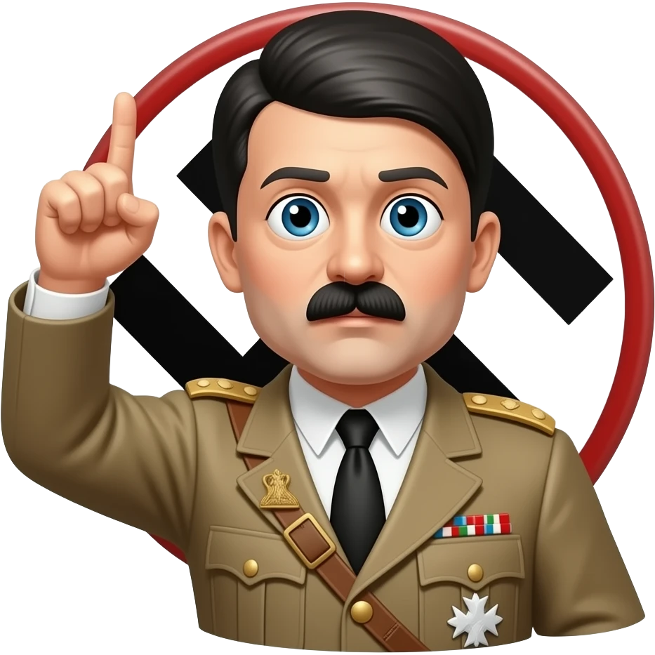 Black Hitler emoji