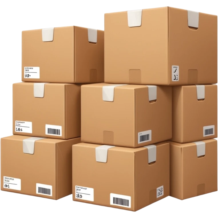 create a realistic emoji showing logistics in a efficent way emoji