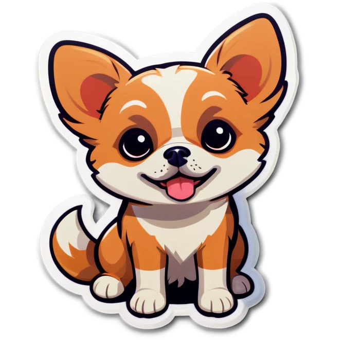 small dog cute emoji