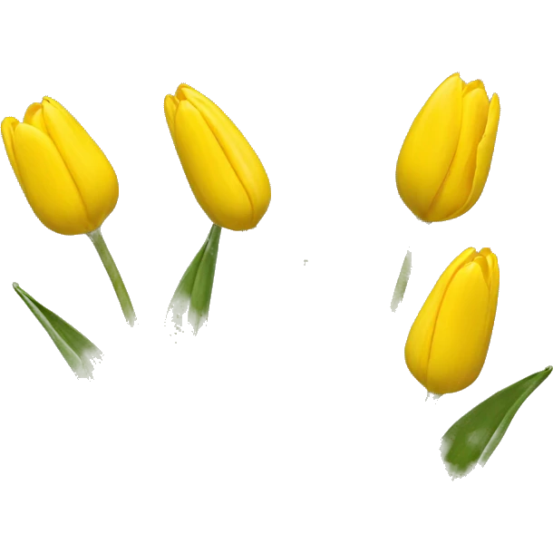 tulipan yellow emoji