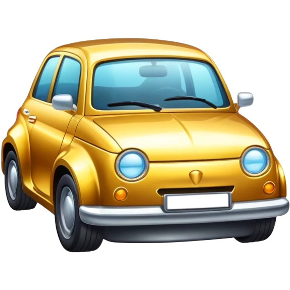 car with a polishing tool or shining effect emoji