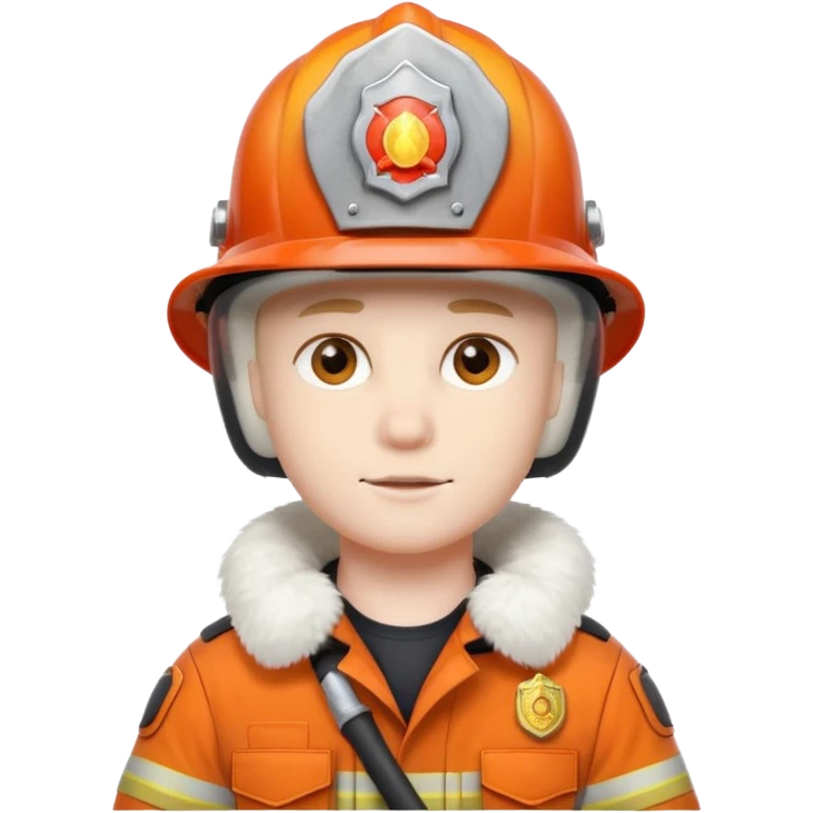 fireman white cat emoji