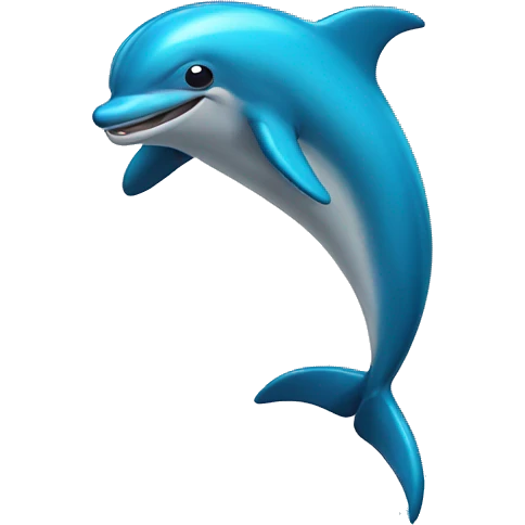 dolphin wave surfing emoji