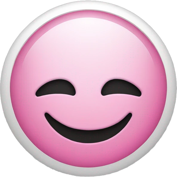 Pink smiley face emoji