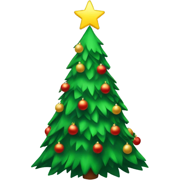 Celebrating Christmas tree emoji
