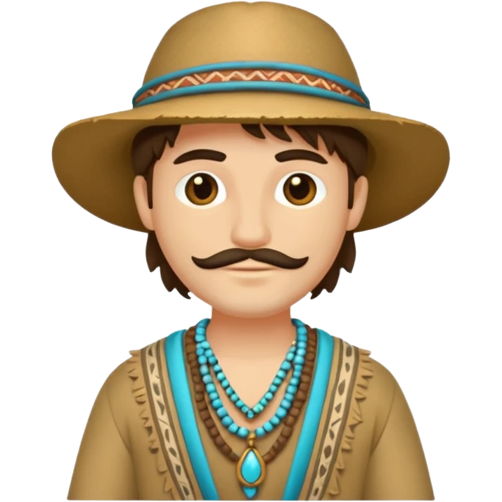 boho fashion man emoji