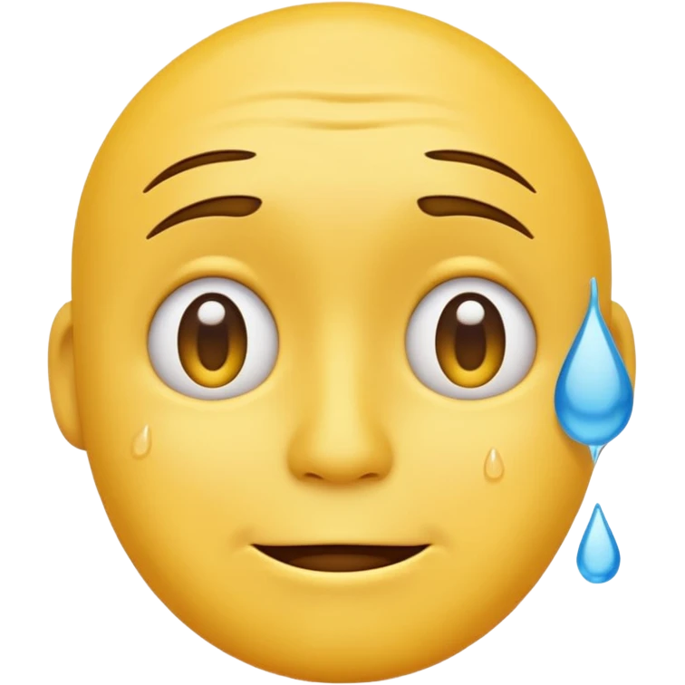 a sad yellow male emoji emoji