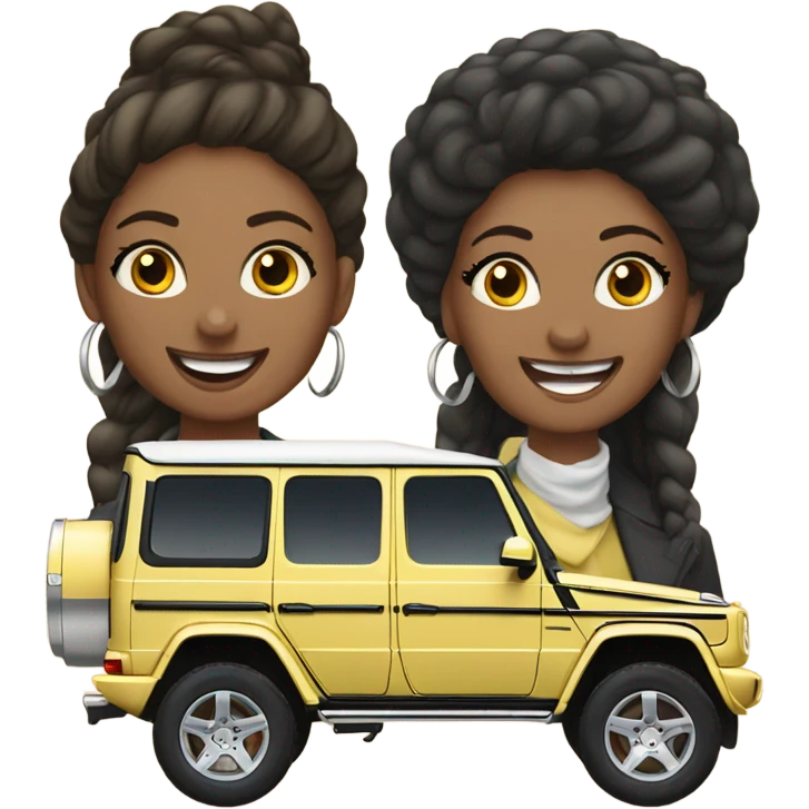 GWagon full of women emoji