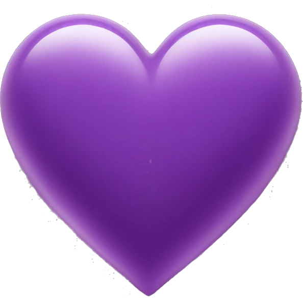 Purple Heart emoji