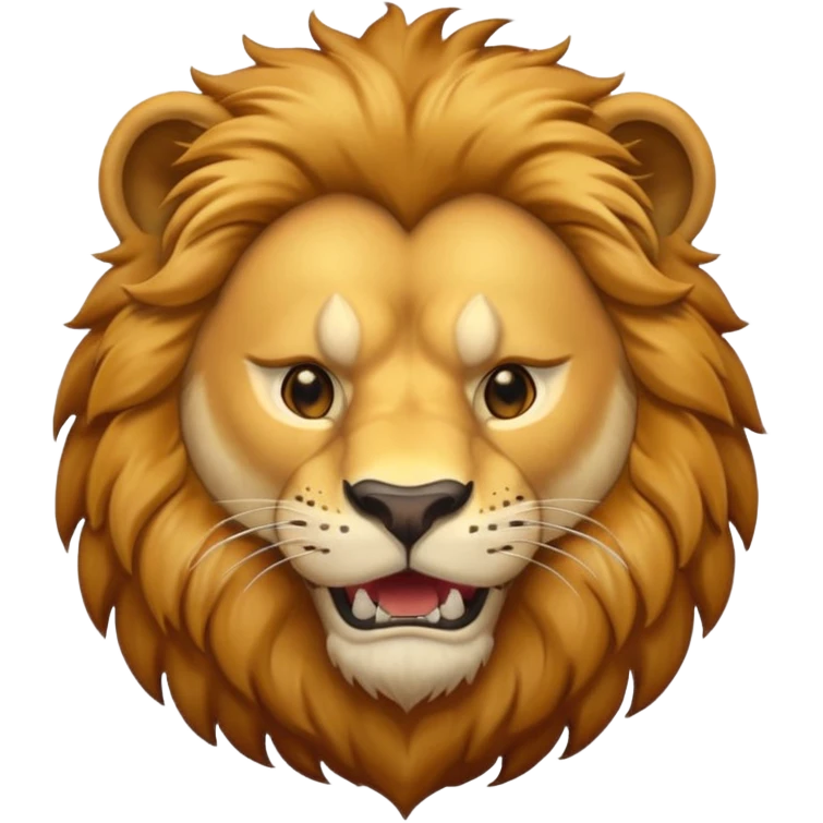 North American lion without mane emoji