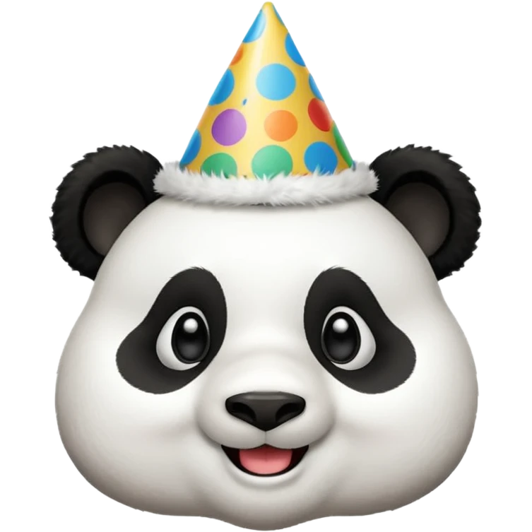 A panda president on her birthday  emoji