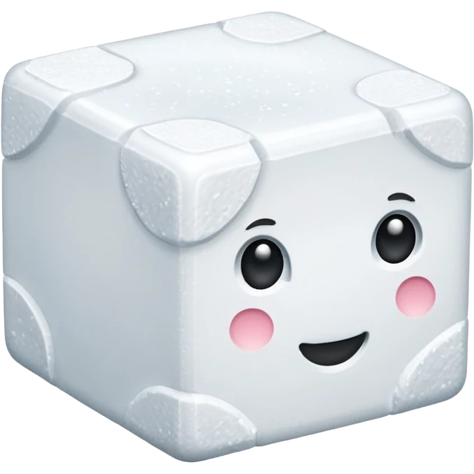 Single Sugar cube emoji