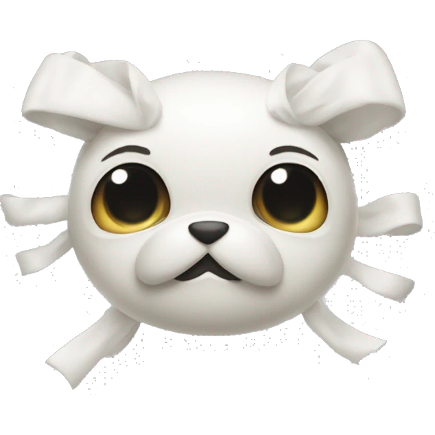 Witte strik  emoji