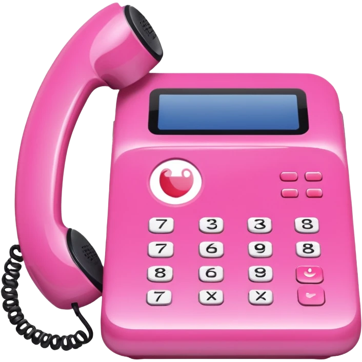 pink caller id emoji