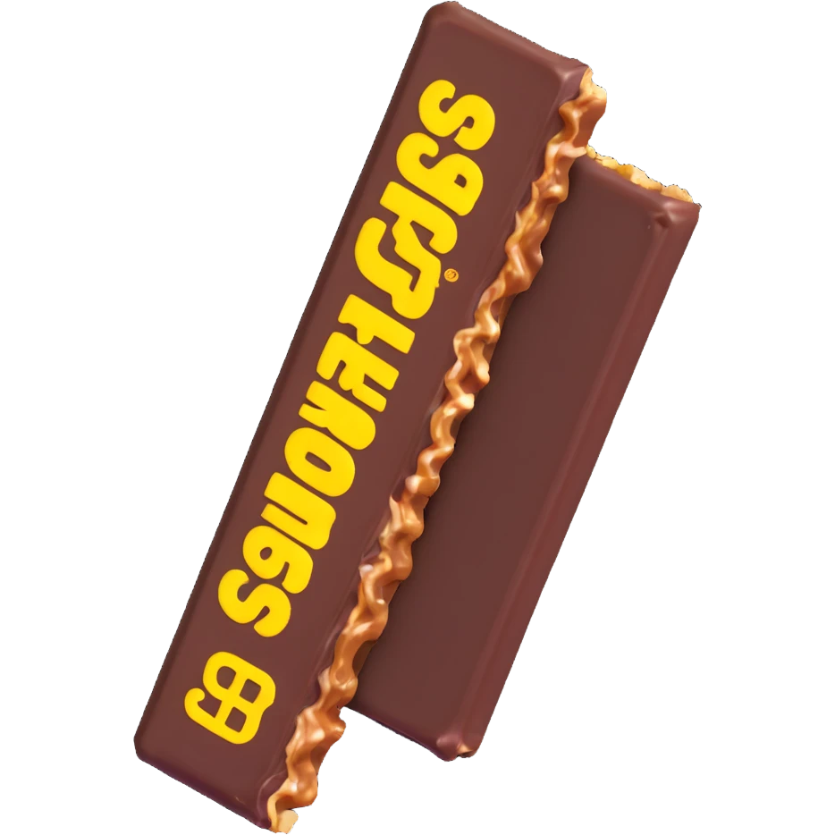 Snickers candy bar emoji