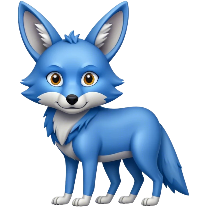 Blue Coyote emoji