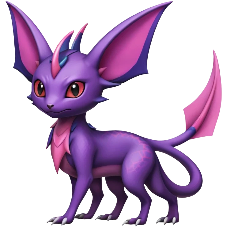 Salandit-Noivern-Espeon-Hybrid (Full body) emoji