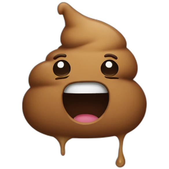 Cute poop emoji