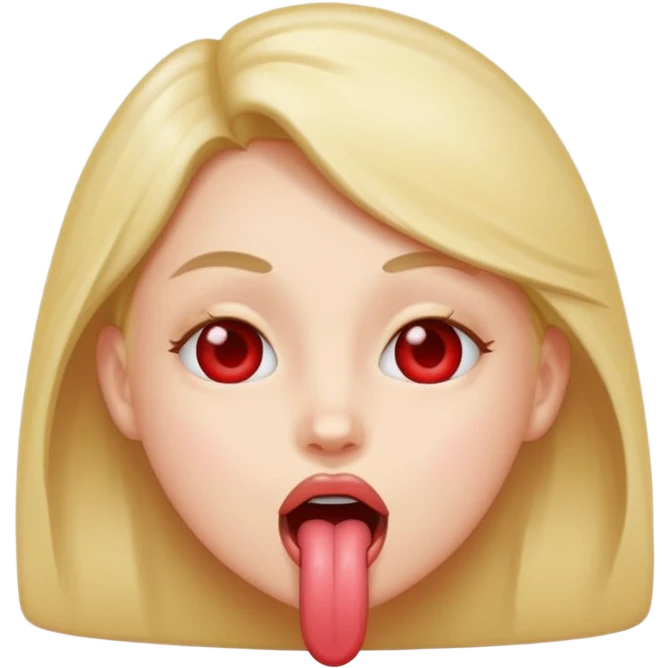 tongue out with heart eyes emoji