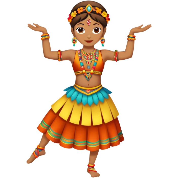 Folklore dancer emoji