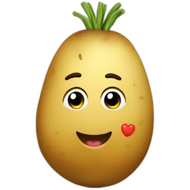 I love potatoes  emoji