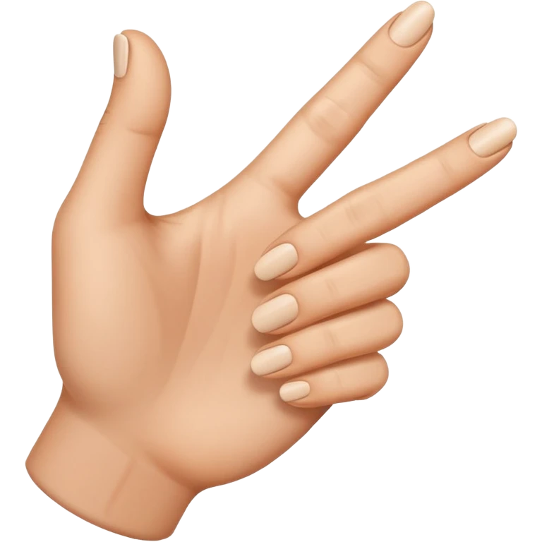 a pointer and thumb finger touching together emoji