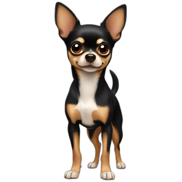 Chihuahua Black tan emoji