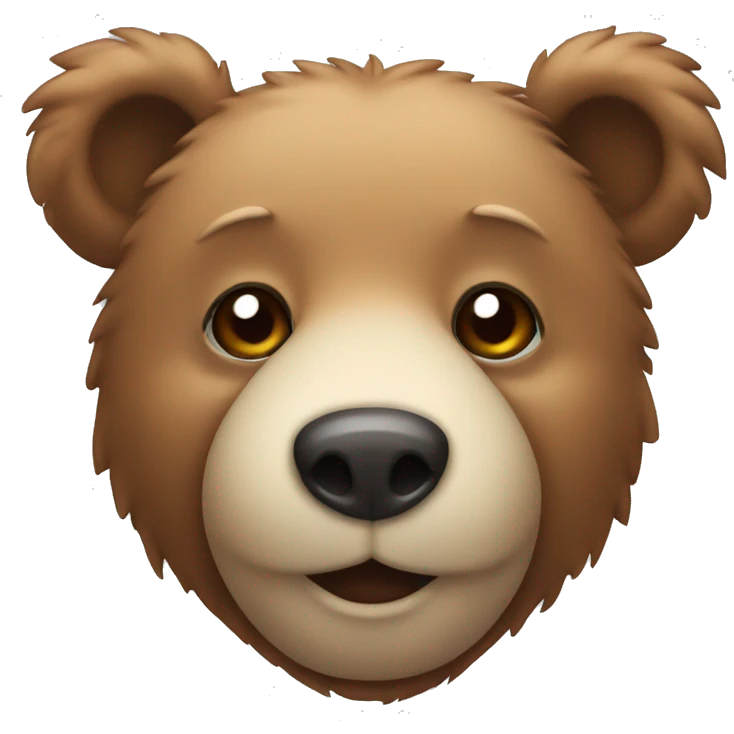 Cute bear emoji