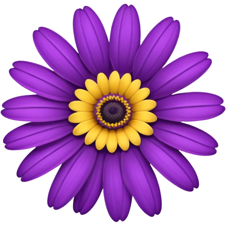 purple daisy flower emoji