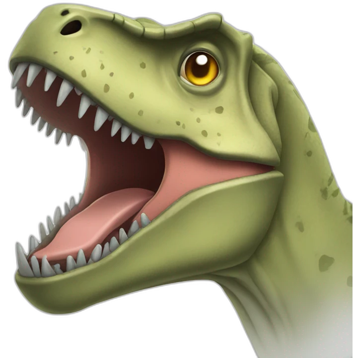Scientifically accurate trex emoji
