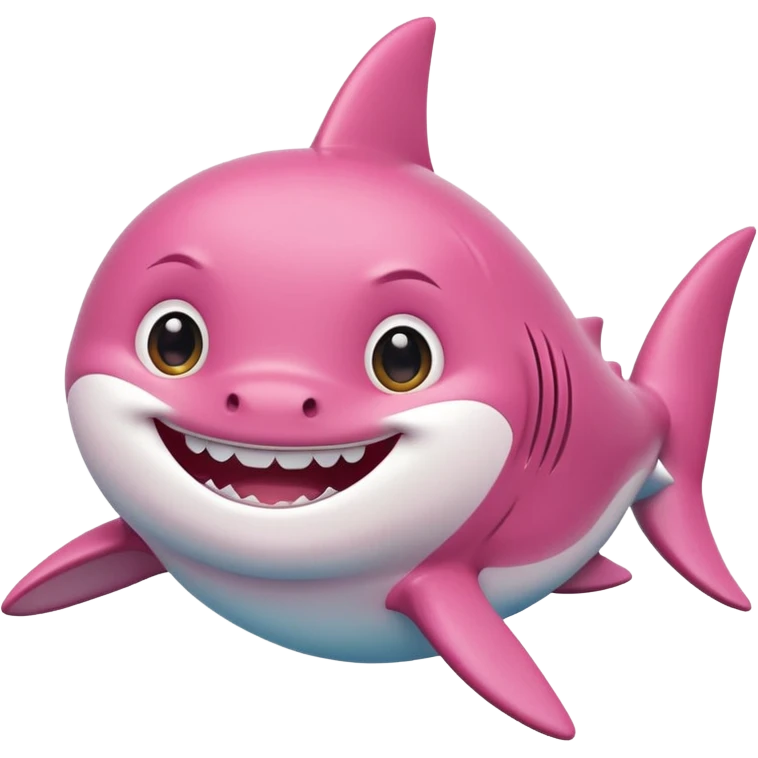 pink Baby Shark emoji