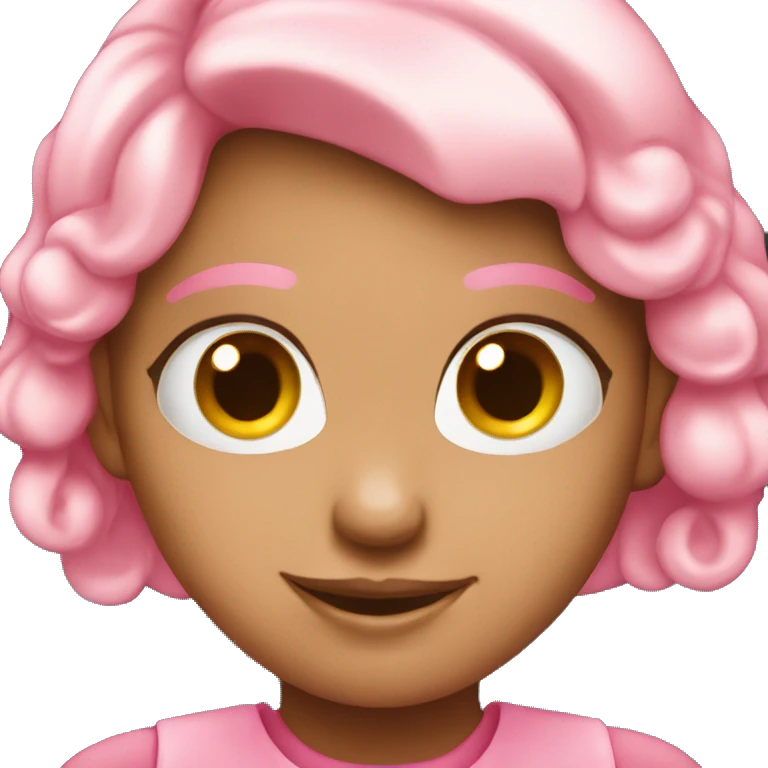 Pink girlie emojie emoji